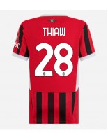 AC Milan Malick Thiaw #28 Domácí Dres pro Dámské 2024-25 Krátký Rukáv